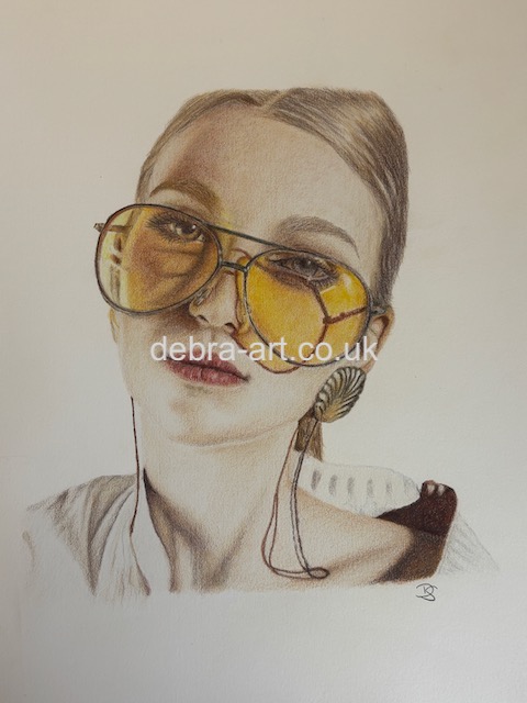 Girl with Yellow Glasses 